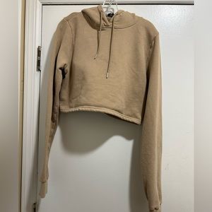 NWOT Prissy Duck Hoodie very comfortable and Soft light tan Sweatshirt Top